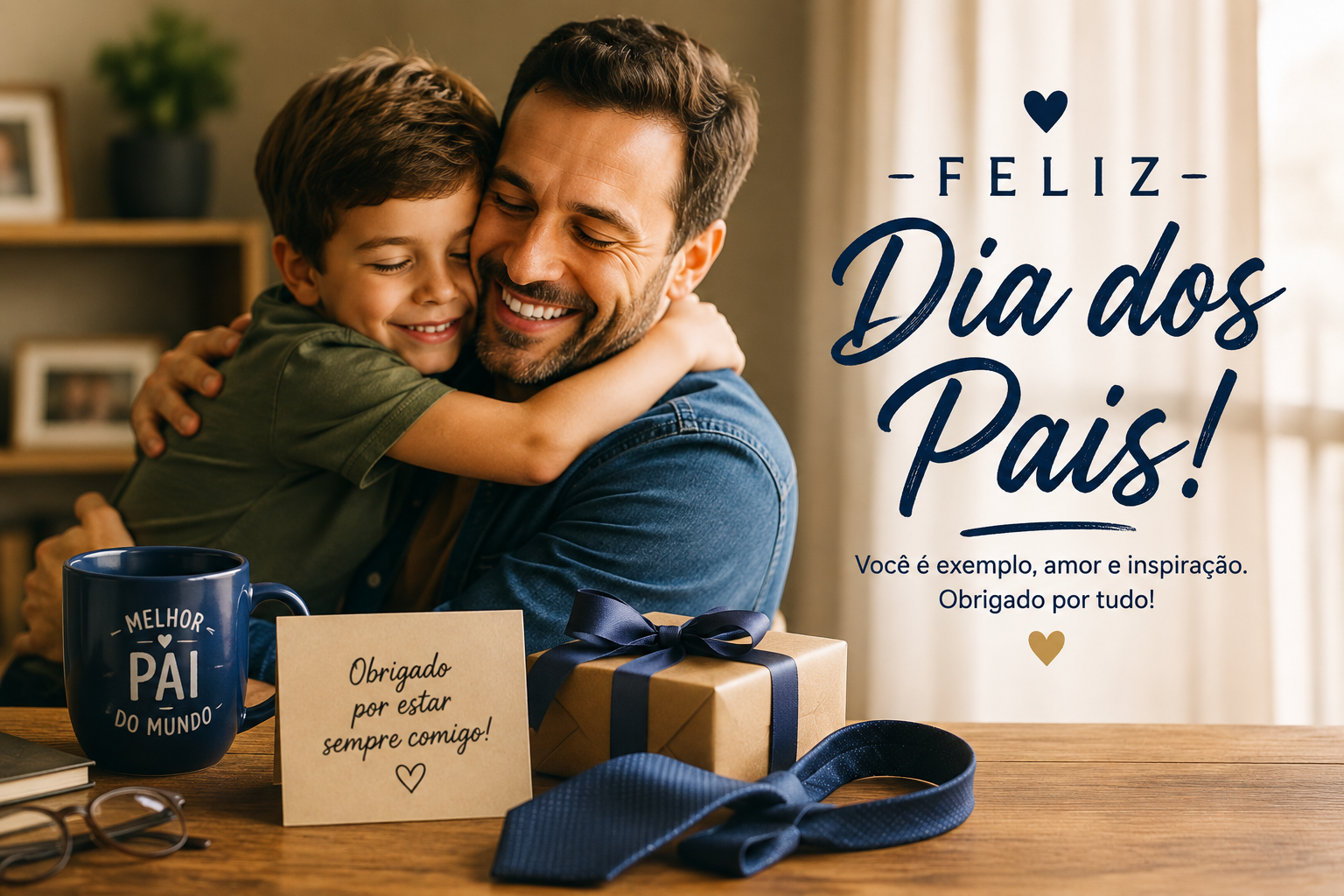 Frases e mensagens de Dia dos Pais 2026 para enviar